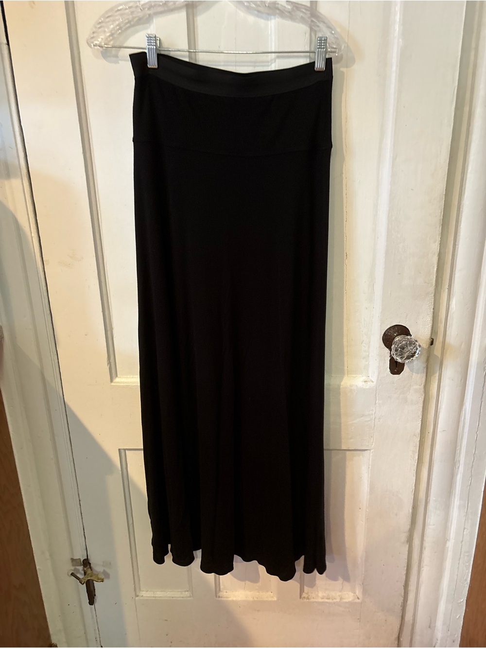BCBGMaxAzria Black Maxi Skirt - Flowing A-Line